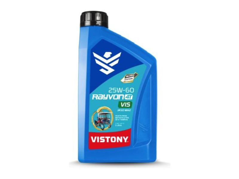 VISTONY RAYVON 4T VIS 25W-60 1L — repuesto de moto en Lima